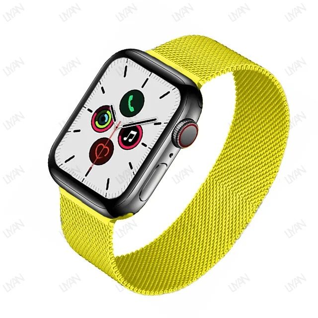 Pulseira milanesa 42 a 49mm — Amarelo