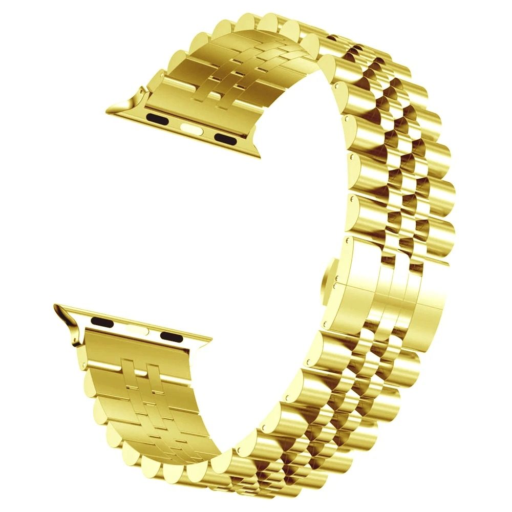 Pulseira de aço 5 elos — Dourado